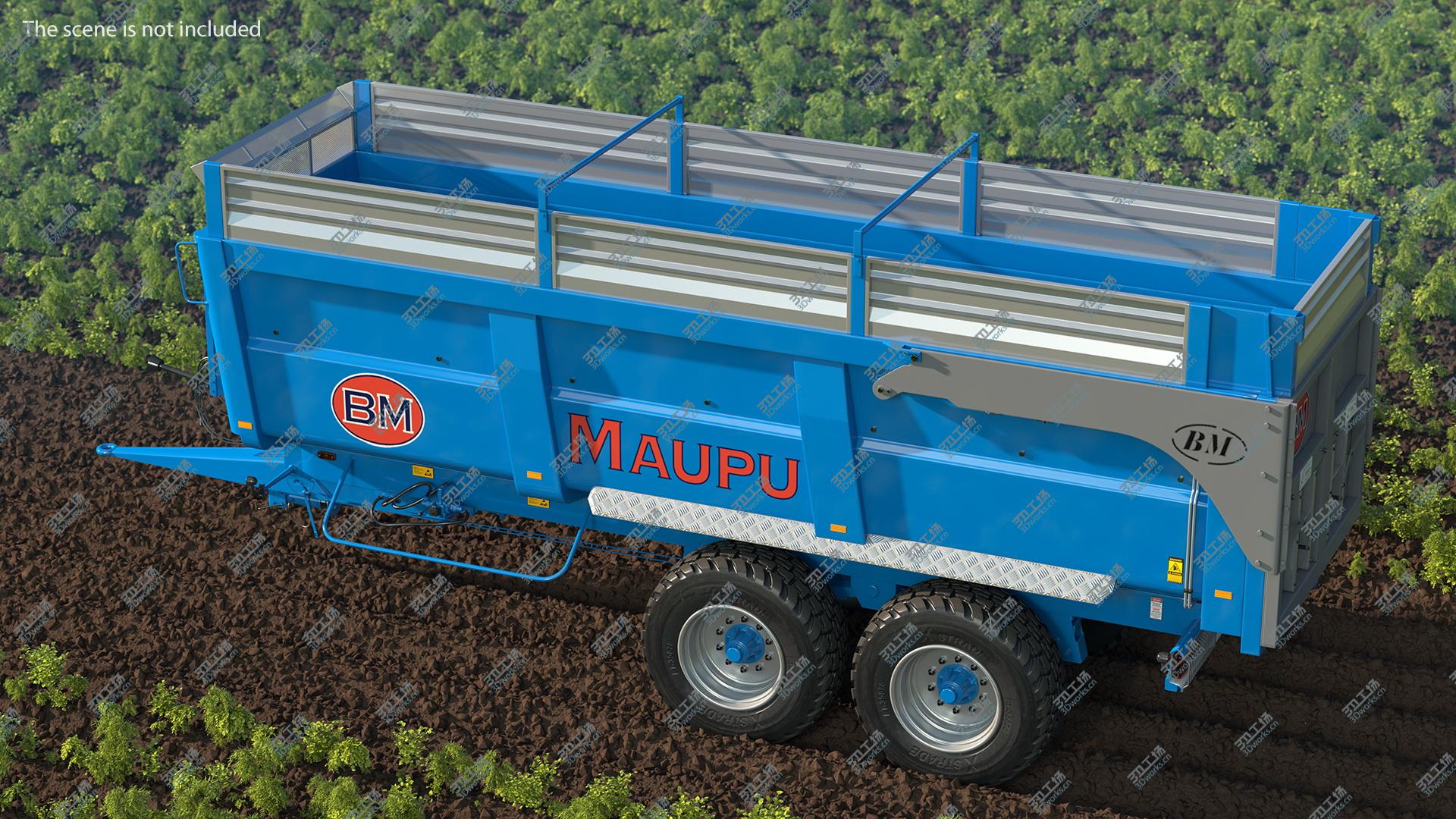 images/goods_img/2021040161/Maupu 18t Body Tipper Trailer Clean 3D model/4.jpg